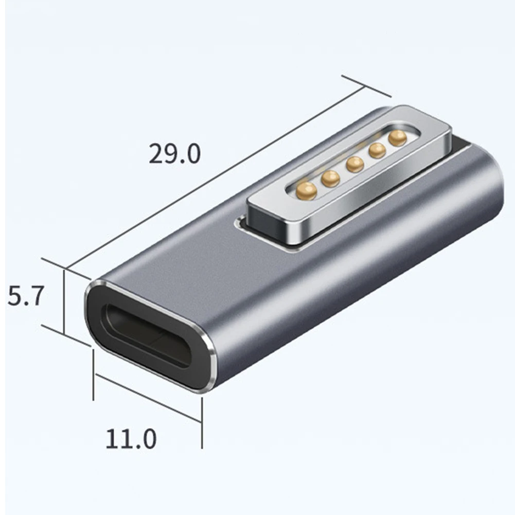 Новый адаптер Type C Magnetic USB PD для зарядки MacBook Pro с разъемами Magsafe1 и Magsafe 2, женский, быстрая зарядка 60W, магнитный переходник.