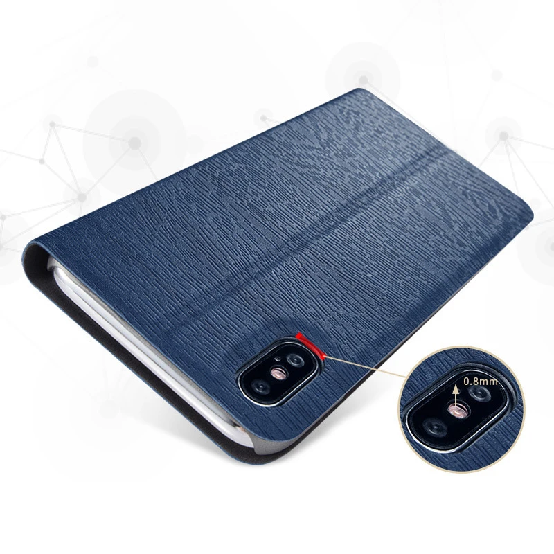 Магнитный кожаный чехол-книжка с откидной крышкой для IPhone 5 женский 6 6s 7 8 Plus X XR Xs Max