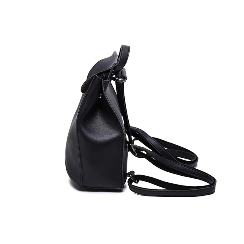 Модный женский кожаный повседневный рюкзак Женская Портативная сумка для