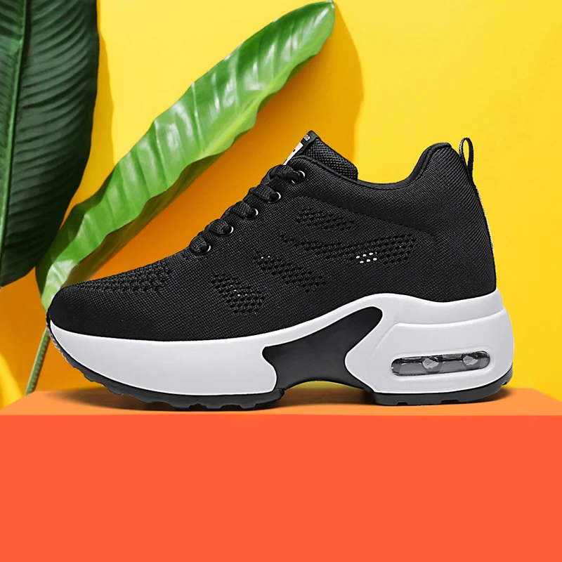 Женские кроссовки на воздушной подушке 8 см спортивная женская обувь для тенниса