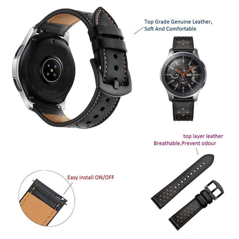 Ремешок из натуральной кожи для Apple watch 7 band браслет iWatch Double Tour 45 мм 42 38 3 2 | Наручные