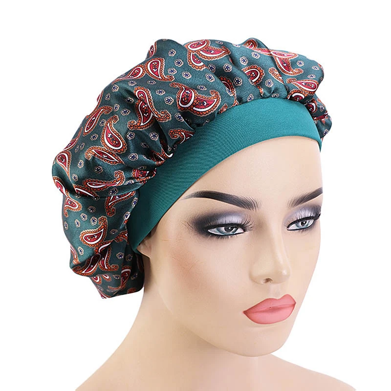 

New Amoeba Round Cap Shower Cap Thicken Double Shower Hair Women's Bathing Shower Cap Bathroom Accessories