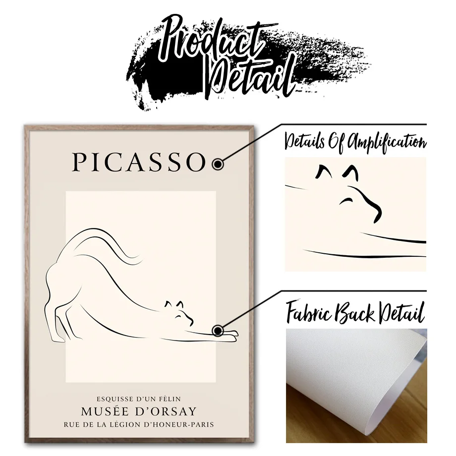 Настенная Картина на холсте с изображением собаки кошки голубя фламинго бабочки