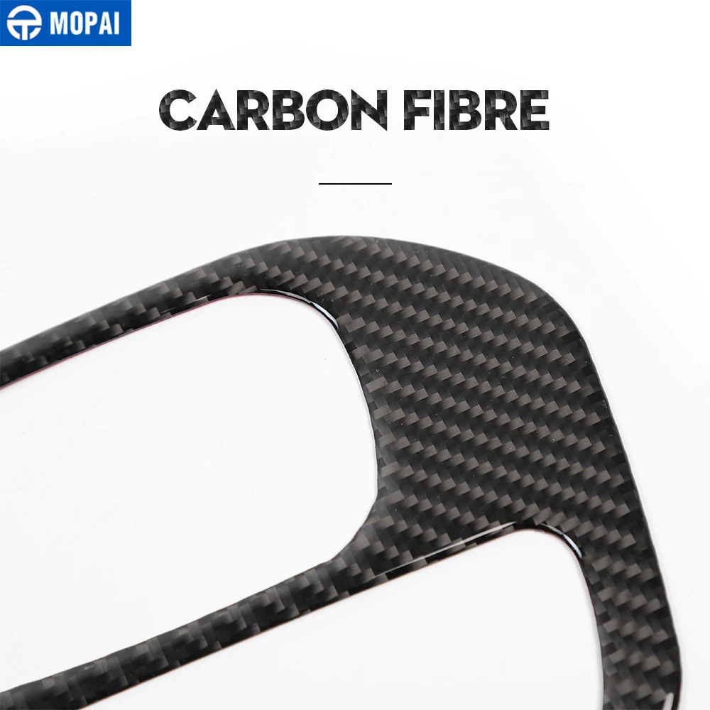 Наклейки MOPAI Carbon Friber для автомобиля коробка переключения передач панель коврики