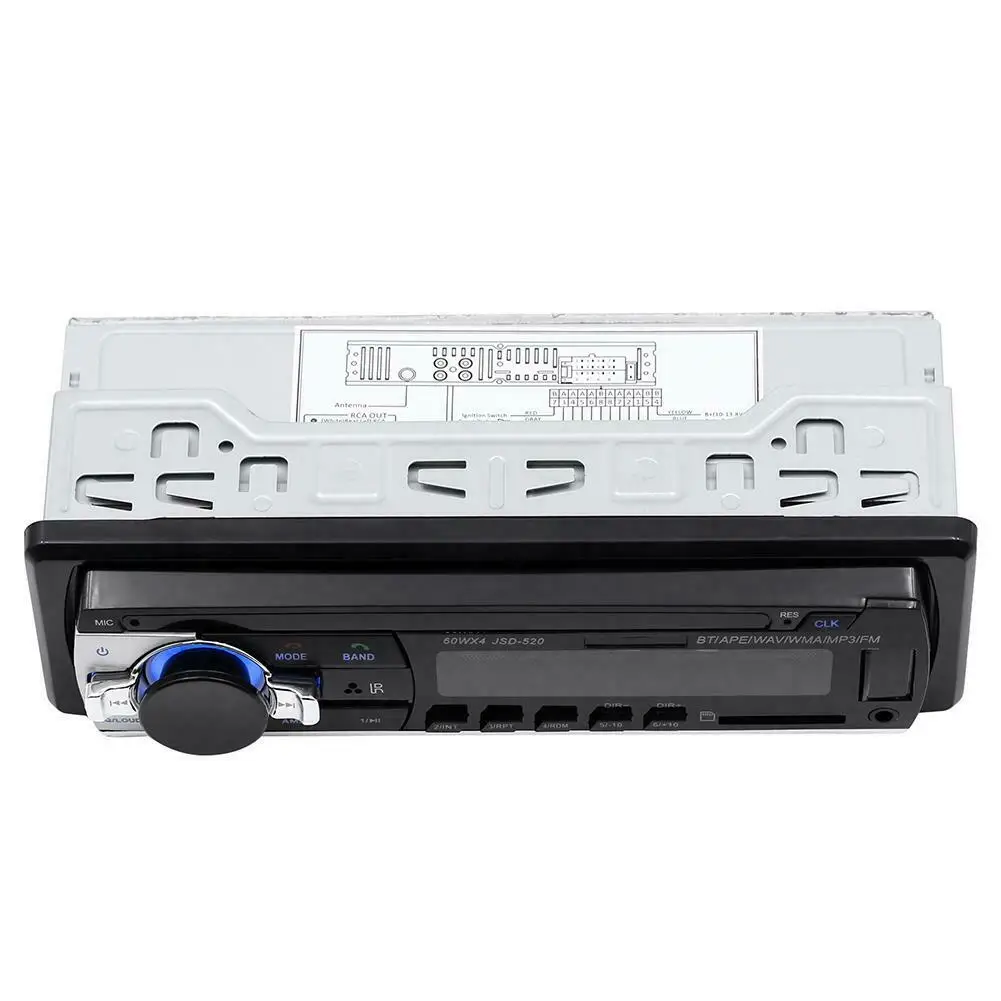Автомагнитола 1DIN 12 В Авторадио Bluetooth автомобильный стерео в тире MP3 плеер Aux вход USB FM радио приемник