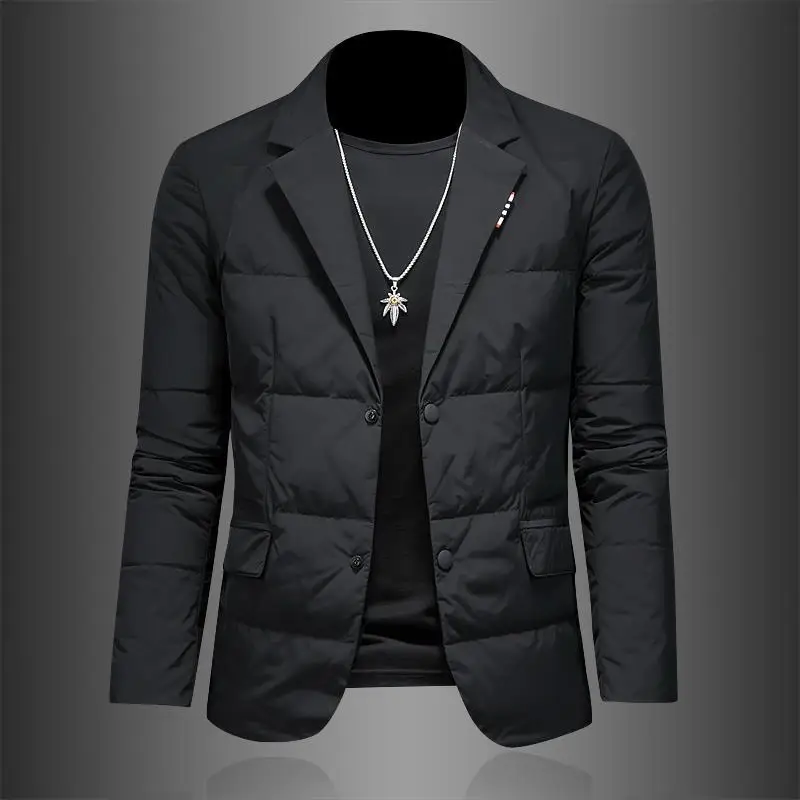 

Зимняя новая хлопковая одежда, мужской костюм с воротником, куртка с оборками, Модный молодежный костюм, одежда для отдыха