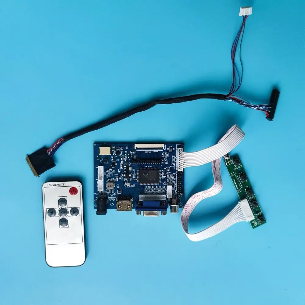 Для B156XTN02.4 B156XTN02.0 B156XTN02.1 B156XTN02.2 B156XTN02.3 LVDS WLED 1366*768 VGA + 2AV плата контроллера ЖК-экрана |
