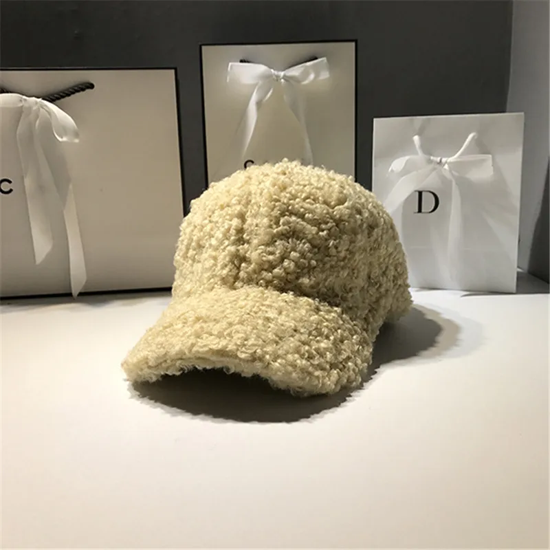 Женская зимняя теплая шапка для пар Черная Повседневная женские и мужские теплые