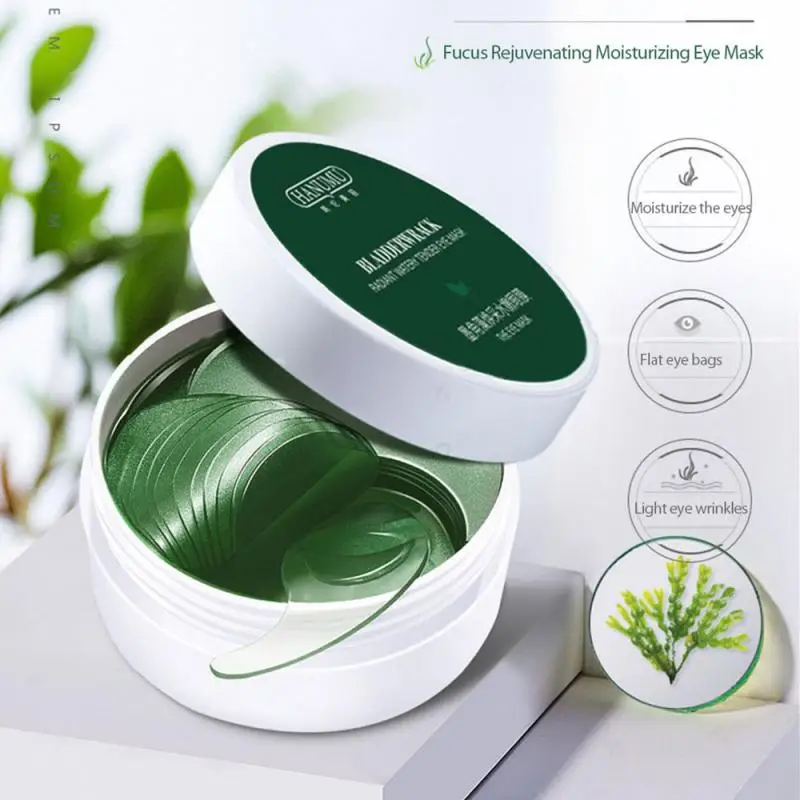 

60 pcs Seaweed Collagen Eyes Masks Lady Moisturizing Gel Eye patches Remove Dark Circles Anti Age Bag Eye Wrinkle Skin Care