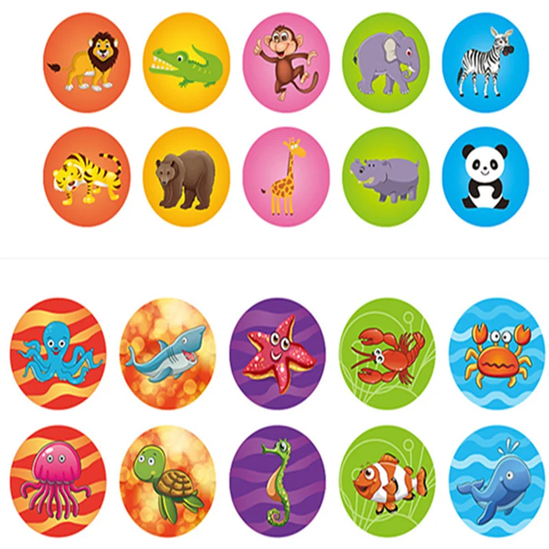 Круглый Многоцветный 10 шт. с милой пандой ребенка для скрапбукинга &quotсделай