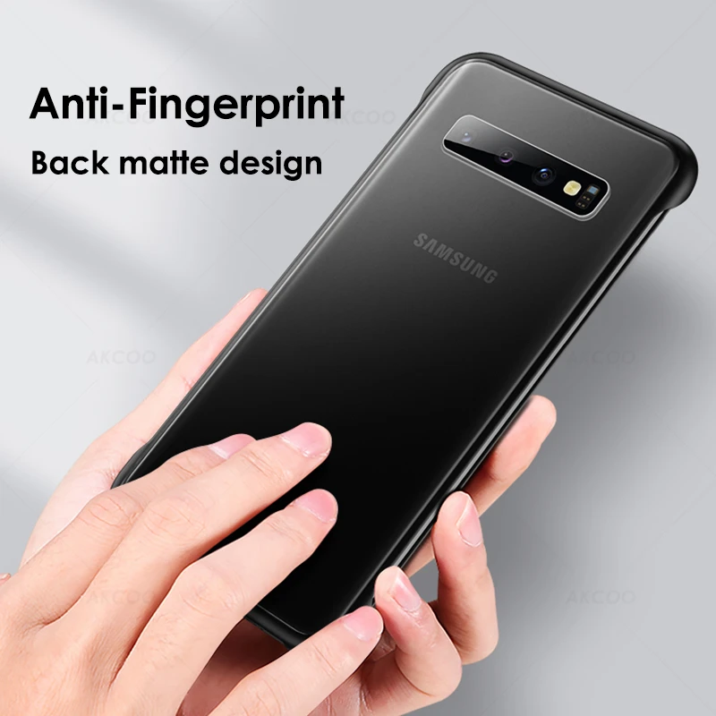 Akcoo Примечание 10 чехол дизайн без рамок для samsung Galaxy S7 8 9 Plus Note 8 9 S10 A20 30 40 50 60 70 80 93 M10 20 40 матовый чехол