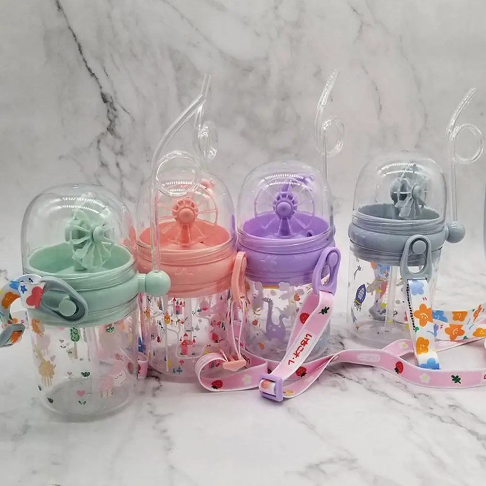 

Игрушки-фиджеты, ветряная мельница с Китом, чашка-распылитель, Детская Милая чашка для воды, чашка для воды, портативная детская бутылка для ...