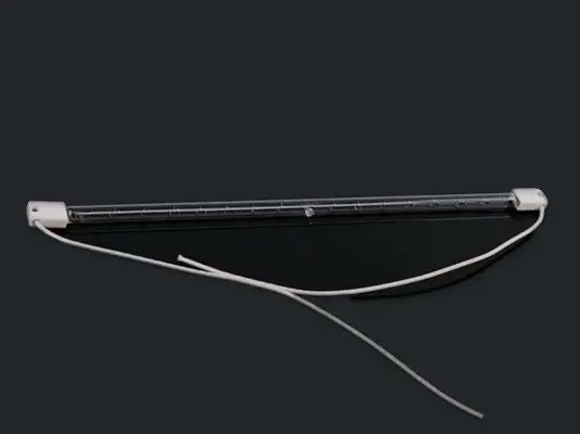 1500 Вт ИК лампы нагреватель прозрачный Сплавленный кремнезема Инфракрасный