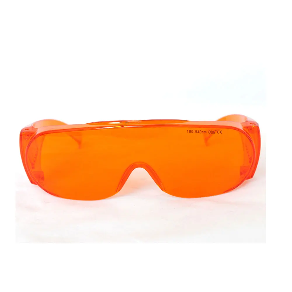 190 нм 355 405 450 532 540 УФ-зеленый лазер защитные очки для 190-540 с коробкой