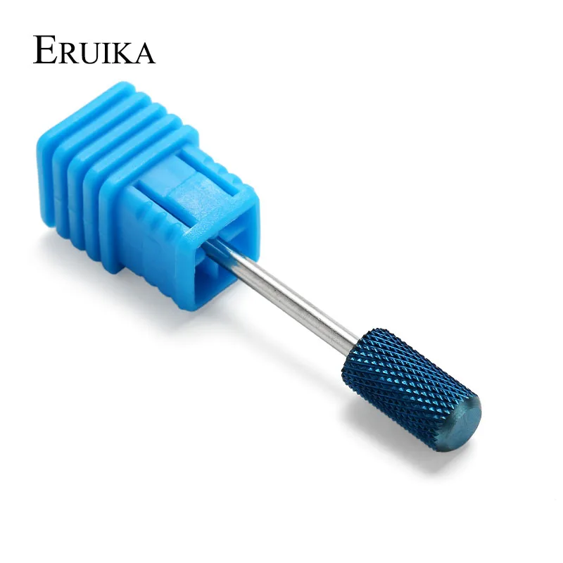 Дрель для ногтей ERUIKA 4 типа синий карбид вольфрама нанопокрытие металлические