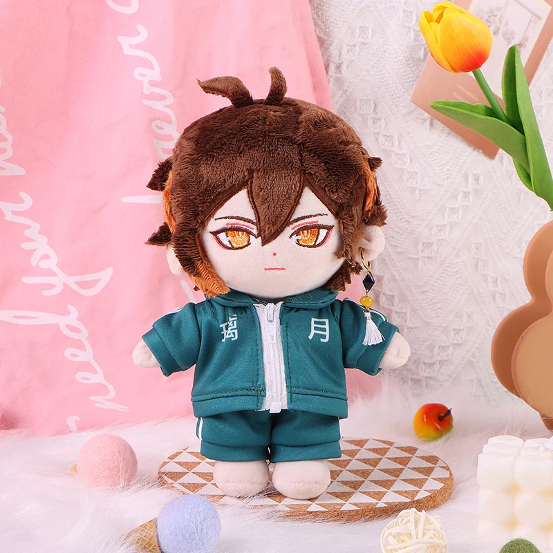 

Limit Genshin Impact Zhong Li 20cm Plush Doll With Clothes Toy Body Soft Cosplay Birthday Gifts Genshin Impact ZhongLi suits NEW