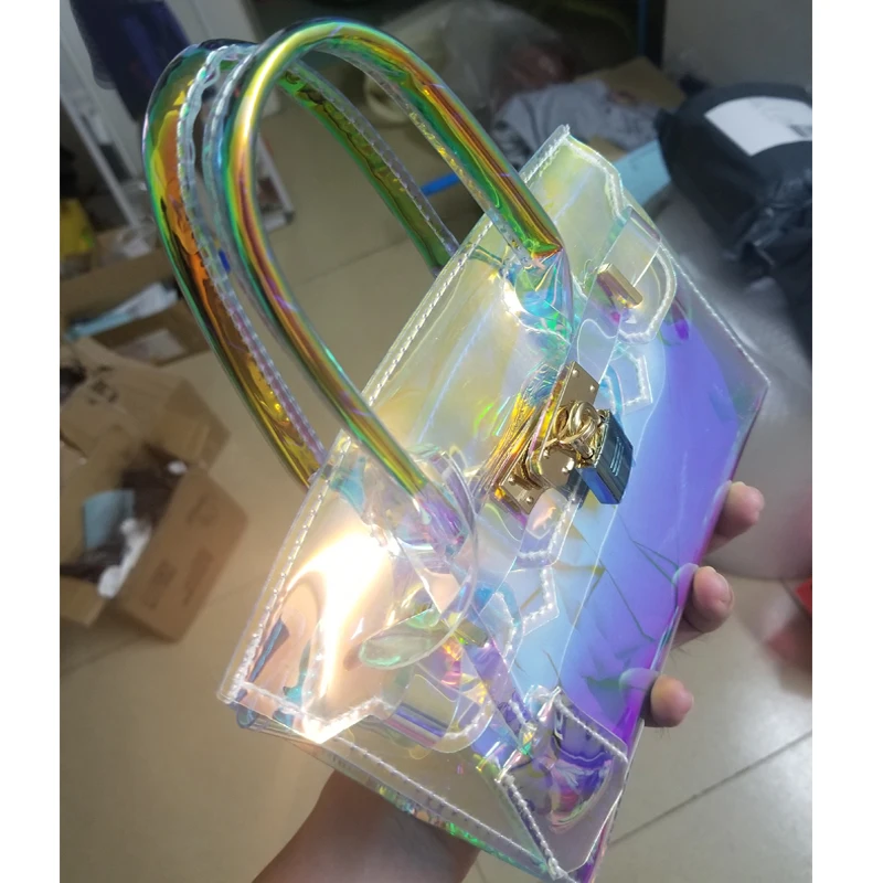 Sac основной Femme прозрачная сумка из ПВХ Мини через плечо для женщин 2019 клатч