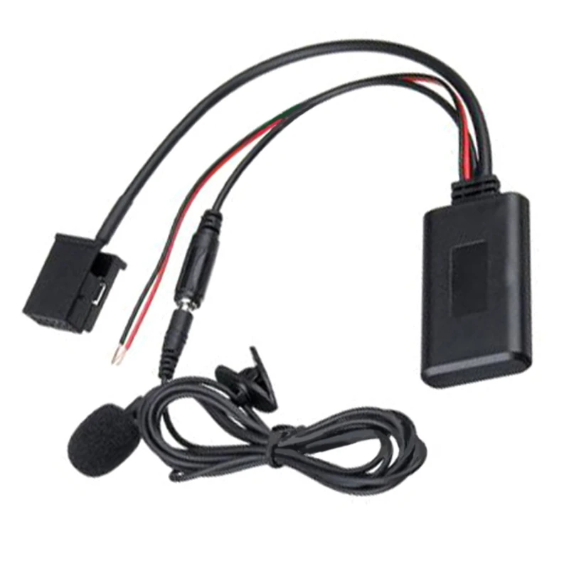 

6000CD Bluetooth Audio AUX Input Adapter Smartphone Calling Handsfree Microphone Cable for Fo rd focus