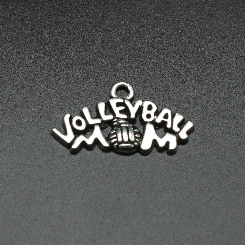

CHxiuu Alloy Parts Charm Pendant 10PCS Volleyball 2313mm for Jewelry Making or Diy Bracelet Necklace Artware