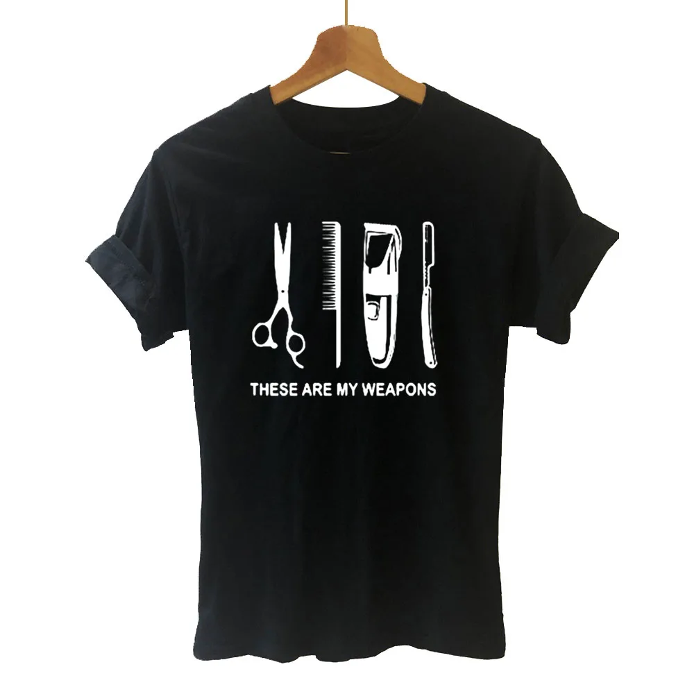Женская футболка с коротким рукавом одежда для парикмахеров Харадзюку футболки