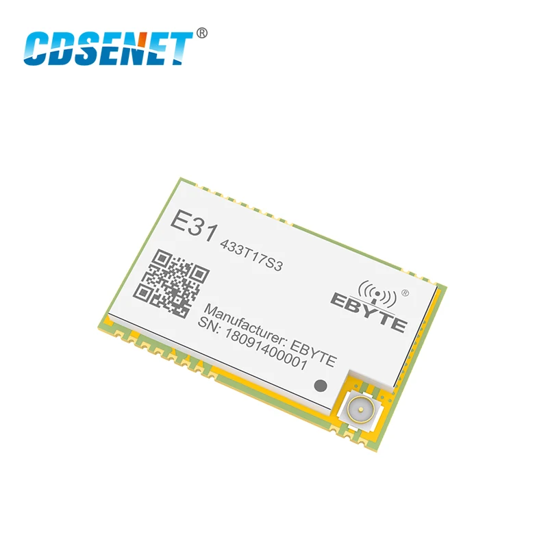 Беспроводной приемопередатчик AX5243 SMD 433 МГц IoT UART стандартный разъем с отверстием