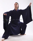 Костюм с широкими рукавами Wudang Taoist, костюм шаолина кунг-фу, униформа Тай-Чи, комплект Чунь с крыльями, 25 цветов, нужны ваши измерения