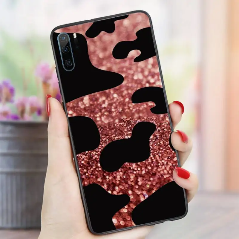 

Milk cow print pattern Phone Case For Huawei honor Mate P 10 20 30 40 i 9 8 pro x Lite smart 2019 nova 5t
