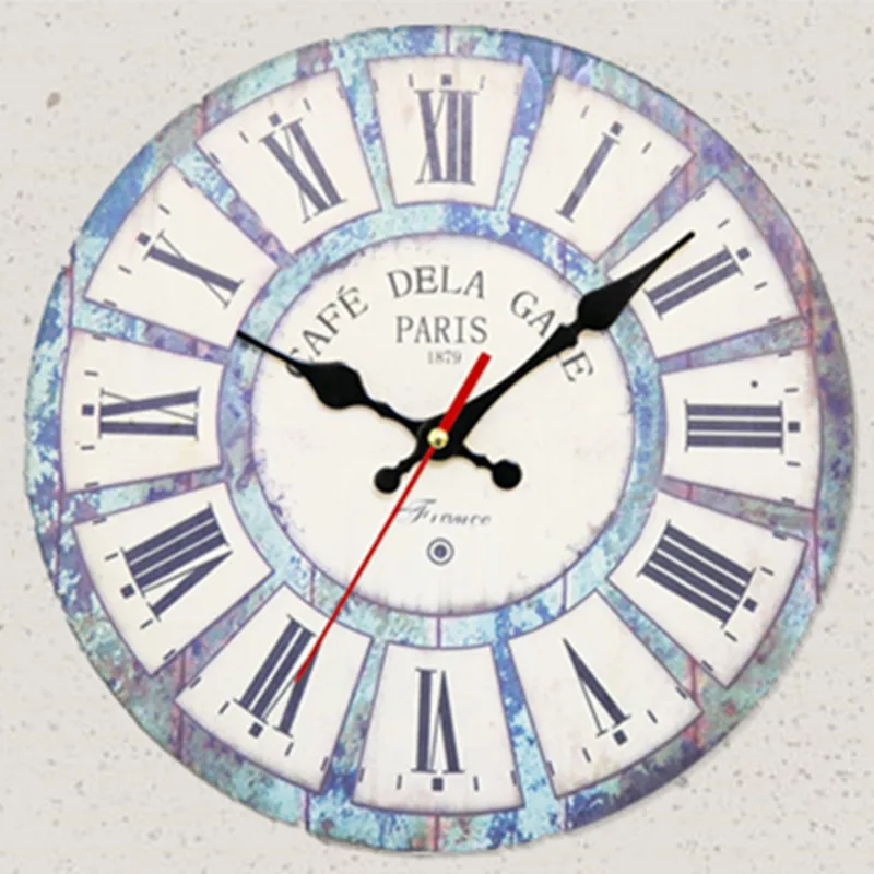 

Roman Numerals Wall Clock Modern Design Retro Vintage Wall Clocks Reloj De Kitchen Decor Pared Living Room Decoration BI50WC