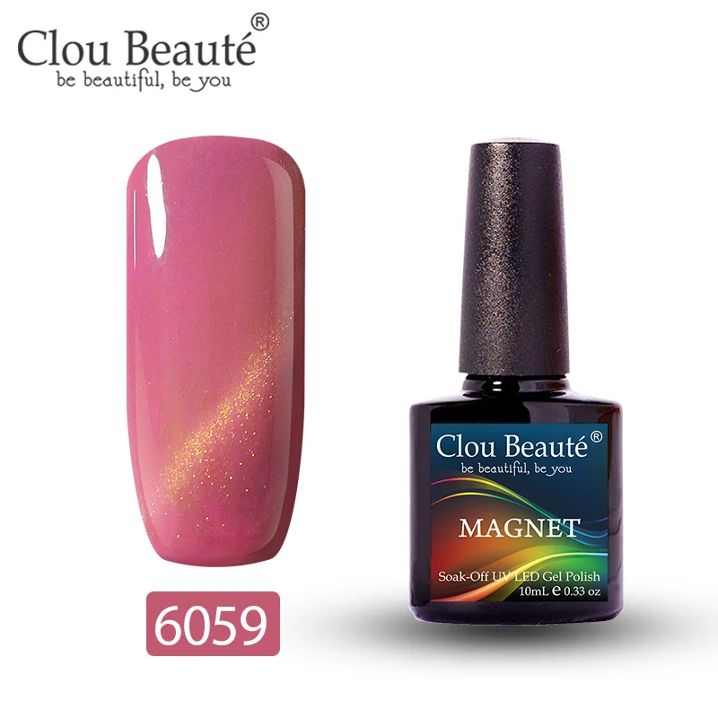 6059 Clou Beaute Гель-лак для кошачьих глаз 46 цветов маникюрный Декор гель лак для ногтей отмачиваемый лак для ногтей 10 мл Полупостоянный лак для ногтей - Цвет: 6059