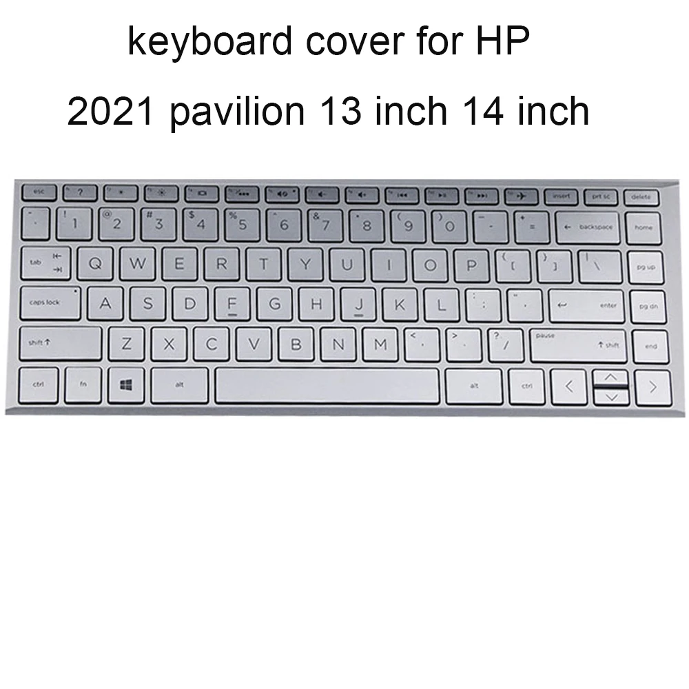 Прозрачная клавиатура из ТПУ чехлы для ноутбуков HP pavilion X360 13 14 дюймов 2021 dd dv