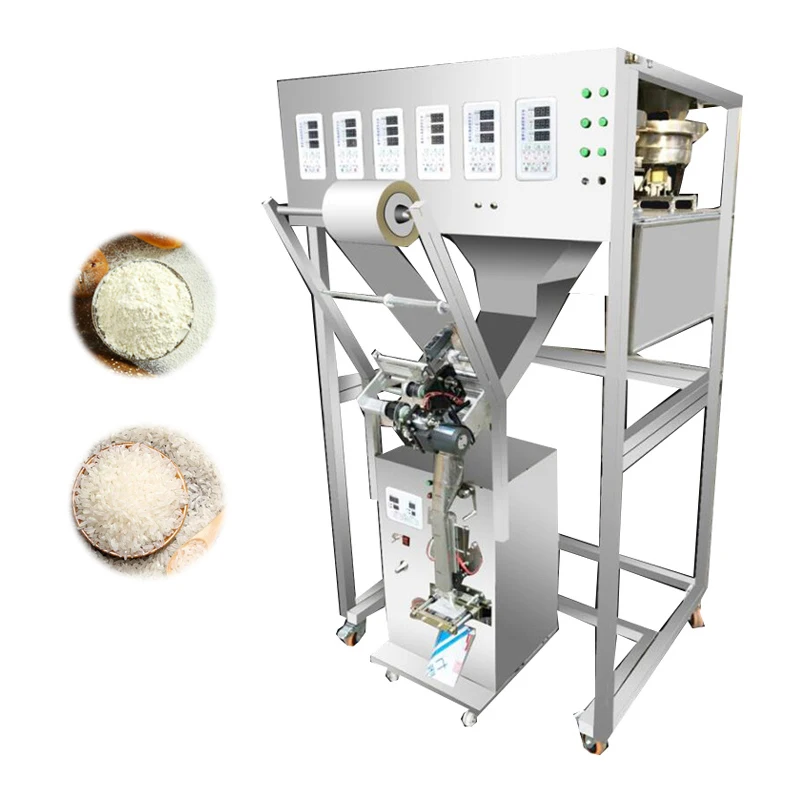 

Automatic Quantitative Vibration Spiral Packaging Machine Large Particle Multi-head Mixed Powder Granule Packing Machine