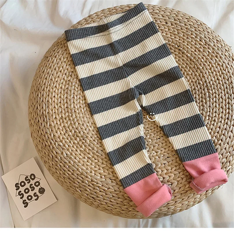 

Baby Legging Pants Newborn Baby Pants Boy Stripe Cotton Baby Trousers Baby Girl Boy Pants Trousers Infant Baby Toddler PP Pants