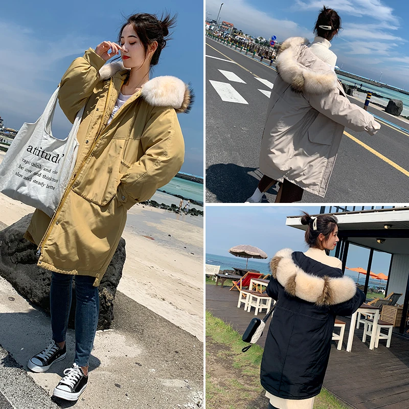 Новое поступление 2019 приталенная женская зимняя куртка хлопковое теплое плотное