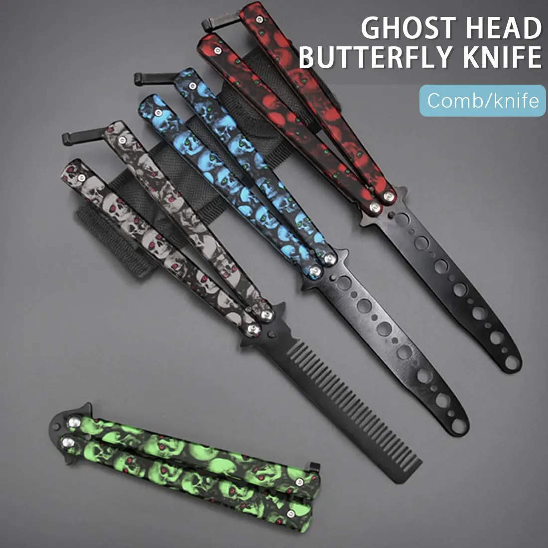 Тренировочный складной нож-бабочка из нержавеющей стали инструмент для обучения