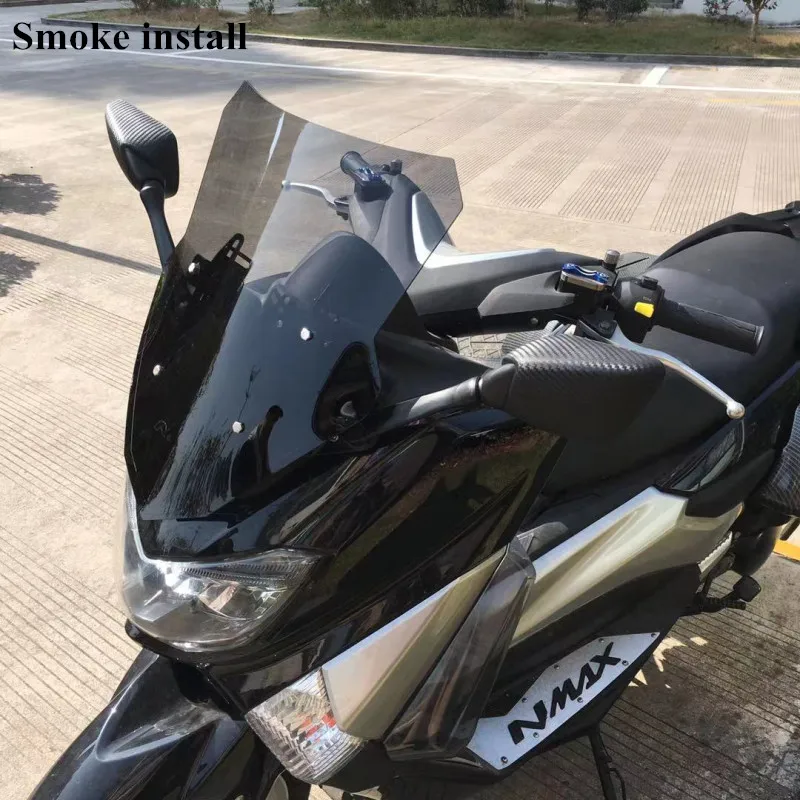 Модифицированный Мотоцикл nmax155 nmax выше 5 см ветровое стекло ветровые дефлекторы для YAMAHA nmax155 nmax 155 16-19