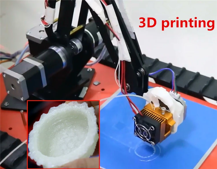 SZDOIT 3DOF промышленная рука робота с 42 шаговыми моторами 3D печать лазерная гравировка Собранная для Arduino