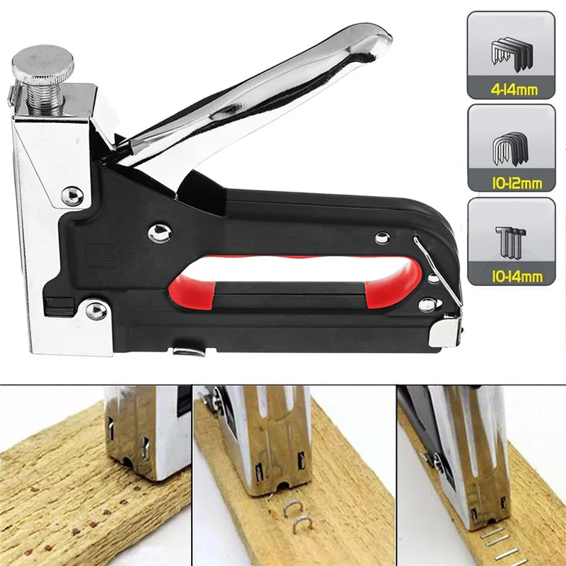 

Multitool Nail Staple Gun Furniture Stapler For Wood Door Upholstery Framing Rivet Gun Kit Nailers Riveter Tool