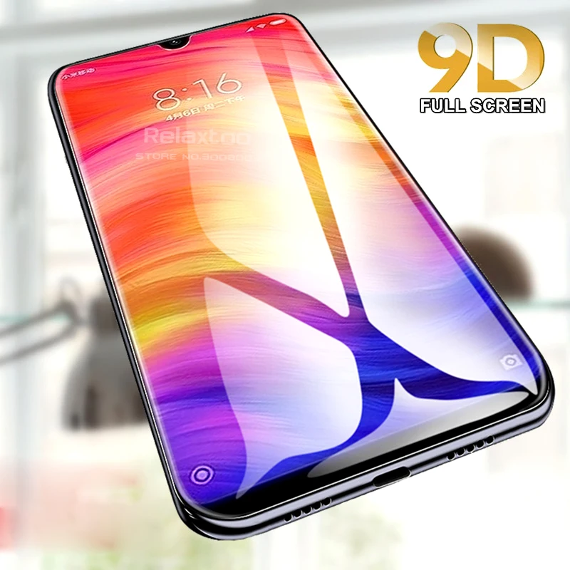 9D стекло на Xiomi Redmi Note 7 Pro 6A 6 7A закаленное Защита экрана для Xiaomi Mi 9 SE 9T 8 A3 A2 Lite