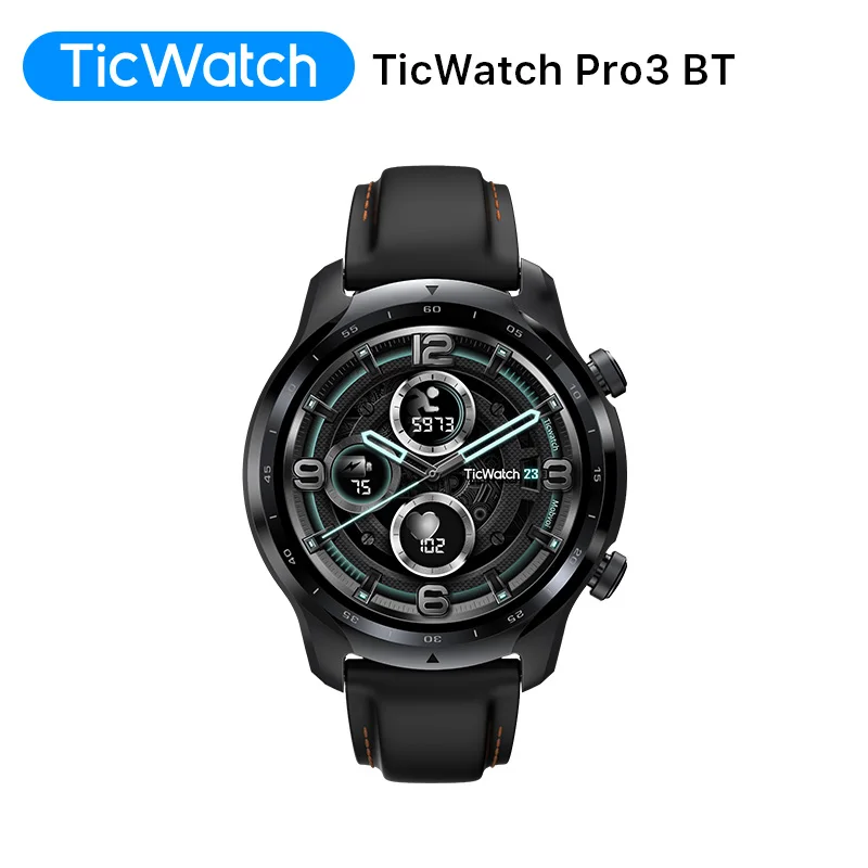 TicWatch Pro 3 GPS (отремонтированные) Смарт-часы Wear OS с двухслойным дисплеем Snapdragon 4100