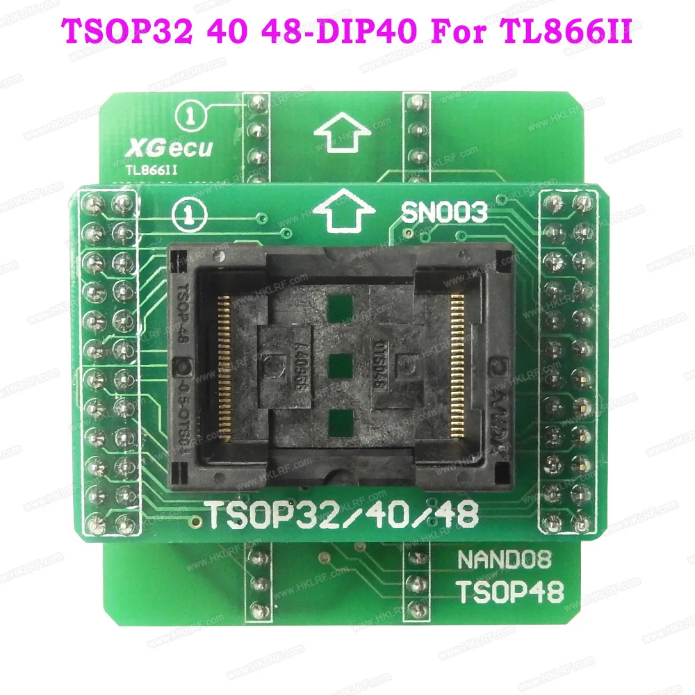 TSOP32/40/48 DIP40 NAND адаптер гнездо 0 5 мм для Minipro LT866II Plus USB программатор|Калькуляторы| |