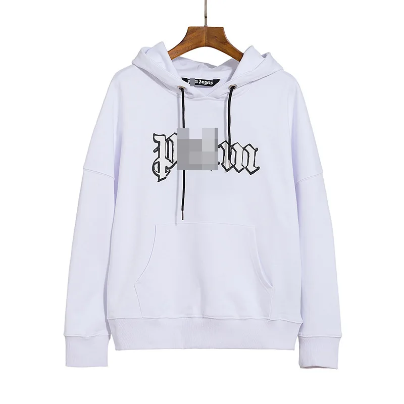 

Palm Hoodie Meichao PA angels angel brokenhead bear little bear front and back letter print loose Hoodie