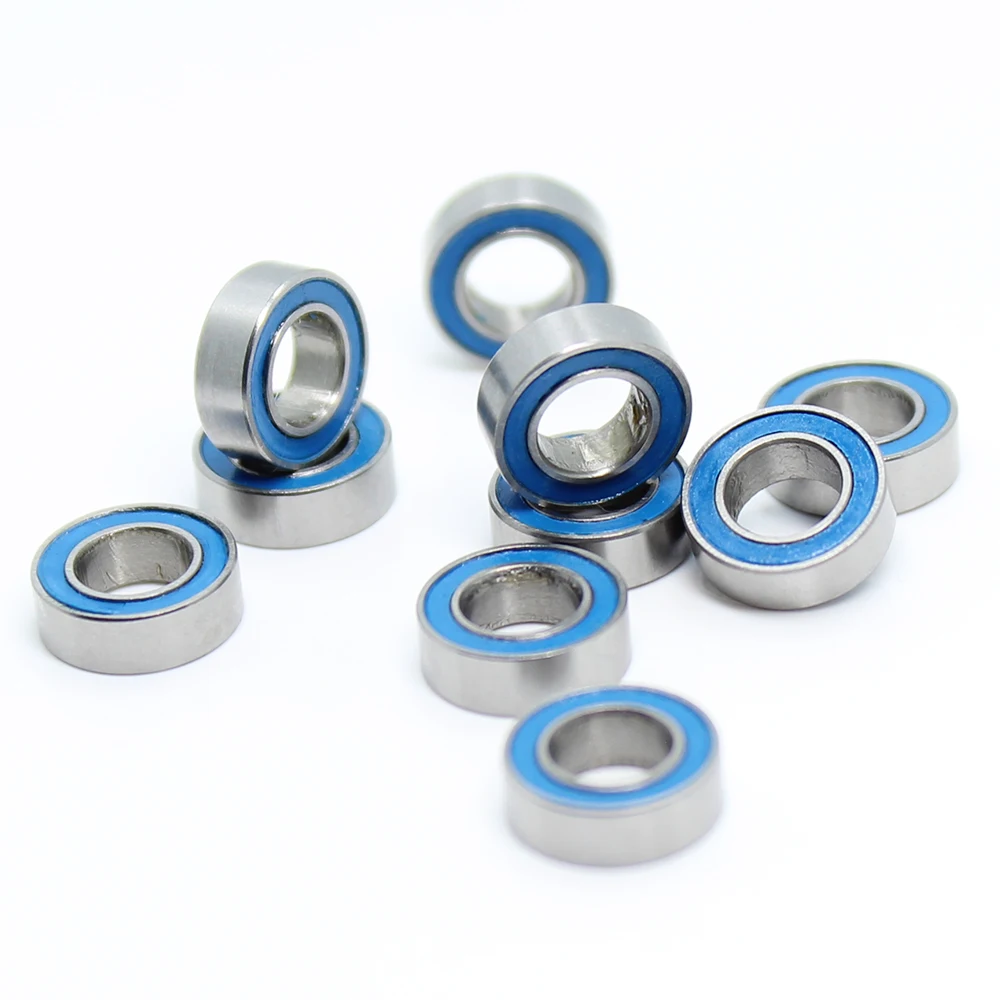 MR95RS подшипник ABEC-3(10 шт.) 5*9*3 мм миниатюрные MR95-2RS шарикоподшипники RS MR95 2RS с синим герметичным L-950DD
