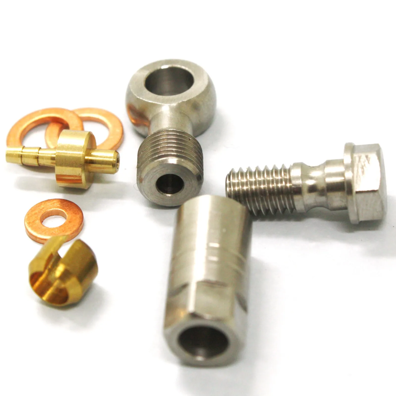 

Bike Bicycle Hydraulic Disc Brake Cable End Hose Banjo Connector Kit For Hope Durable Metal Bikes Accessories Bicycle Parts New