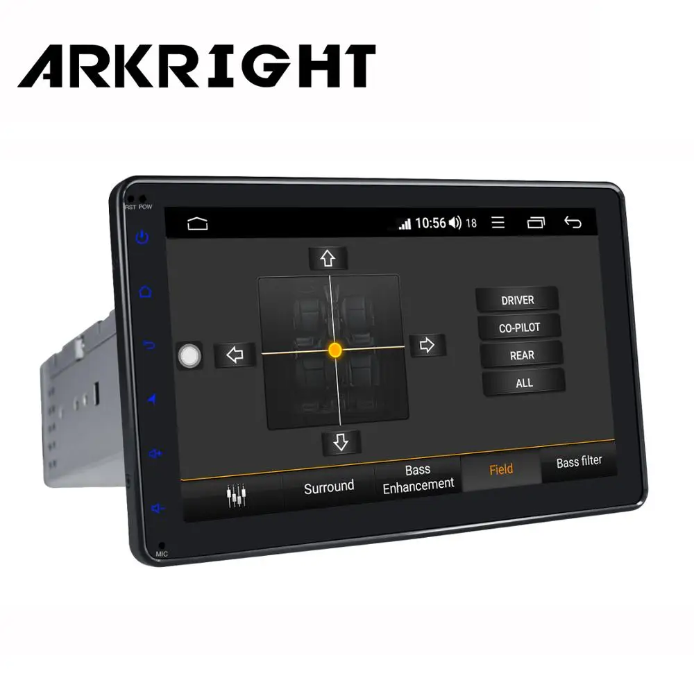ARKRIGHT " 1 Din 4+ 64 ГБ Android Автомагнитола Восьмиядерный автомобильный аудио стерео/головное устройство gps/Автомобильный мультимедийный плеер встроенный DSP 4G
