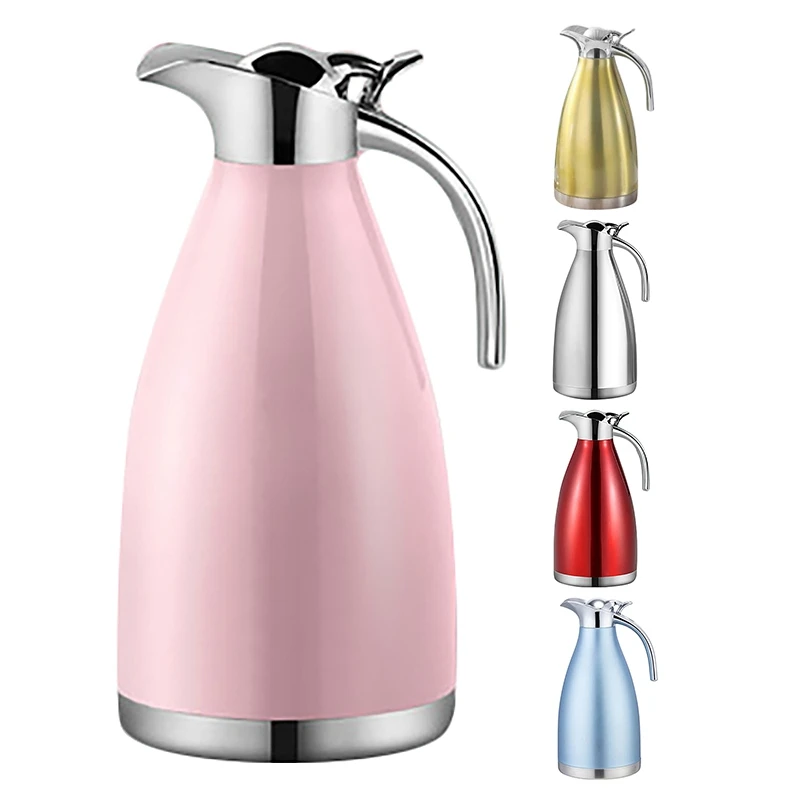 

HOT 1.5L Insulation Kettle 304 Stainless Steel Large Capacity Household Thermal Coffee Tea Portable Insulation Pot