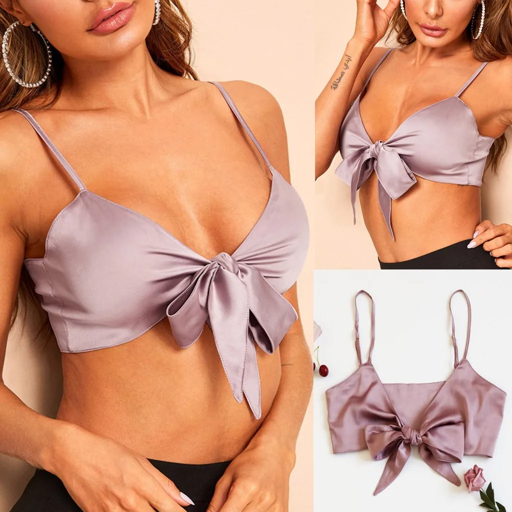 Женское сексуальное атласное шелковое милое нижнее белье на косточках размера