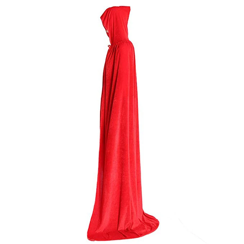 Костюмы для косплея Унисекс На Хэллоуин плащ взрослых и детей бархатный ведьмы