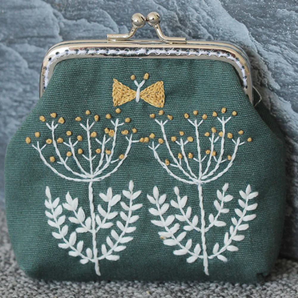 Женский кошелек для монет ручной работы маленький в китайском стиле сумочка