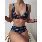 Сексуальные бикини с высокой талией 2020, женский купальник, комплект бикини с высокими штанинами, купальный костюм для женщин, купальники, женский купальник