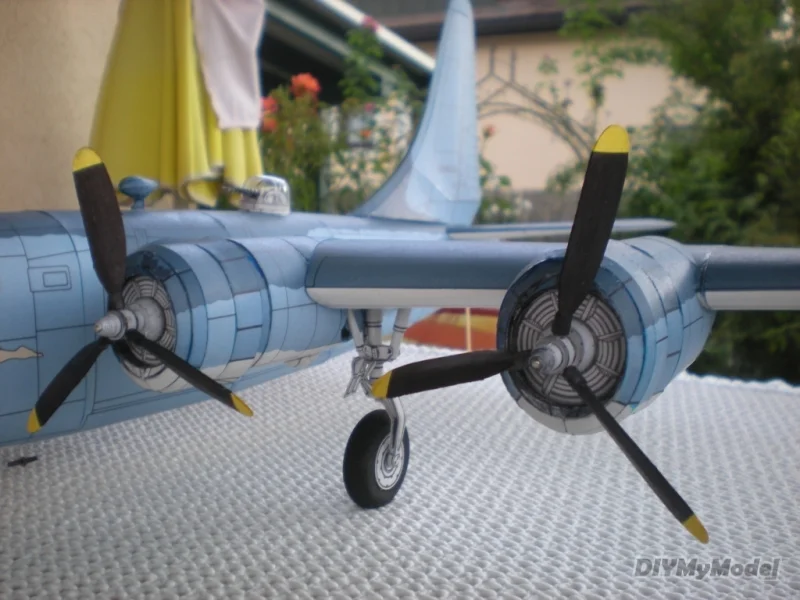 DIYMyModeI-Bombardero de La Patrulla Mar&iacute;tima de los Estados Unidos, KIT de modelo de papel artesanal, rompecabezas de juguete hechos a mano, accesorios de pel&iacute;cula-4